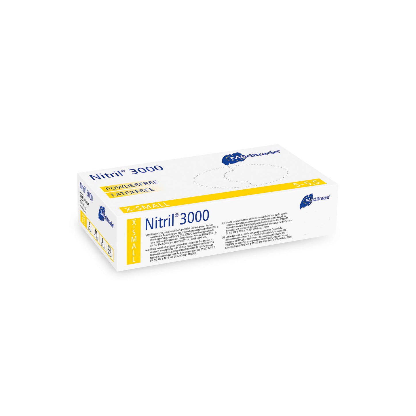 Luva de nitrilo Meditrade Nitril® 3000