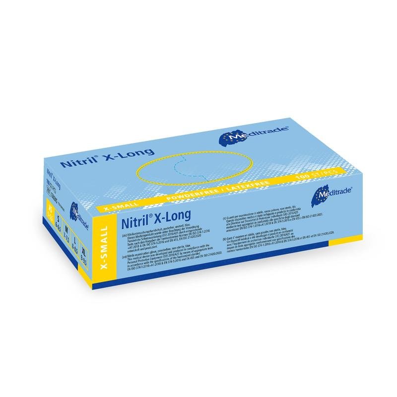 Nitrilo© 3000 X-Long Azul / Nitrilo x-long | Pacote (1 peça)