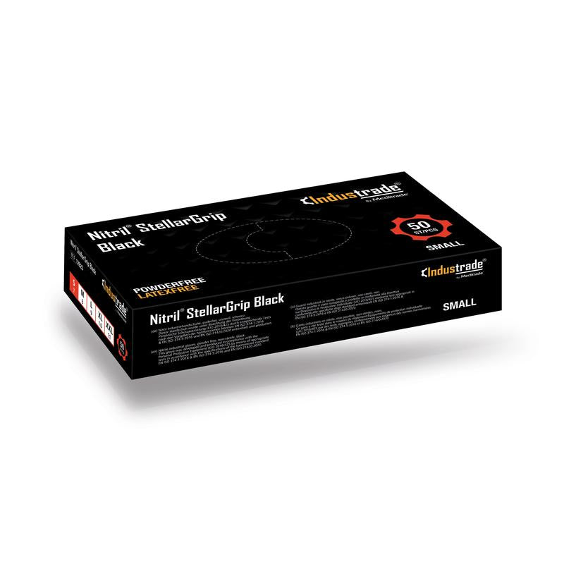 Nitrilo StellarGrip preto (50 unid.)