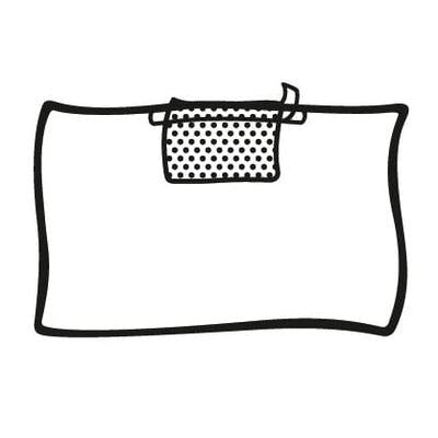 Campo autoadesivo Foliodrape Protect 90x100 | Pacote (25 peças)