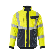 Jaqueta de trabalho MASCOT® Biel Multisafe, alta visibilidade amarelo/preto-azul