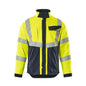 Jaqueta de trabalho MASCOT® Biel Multisafe, alta visibilidade amarelo/preto-azul