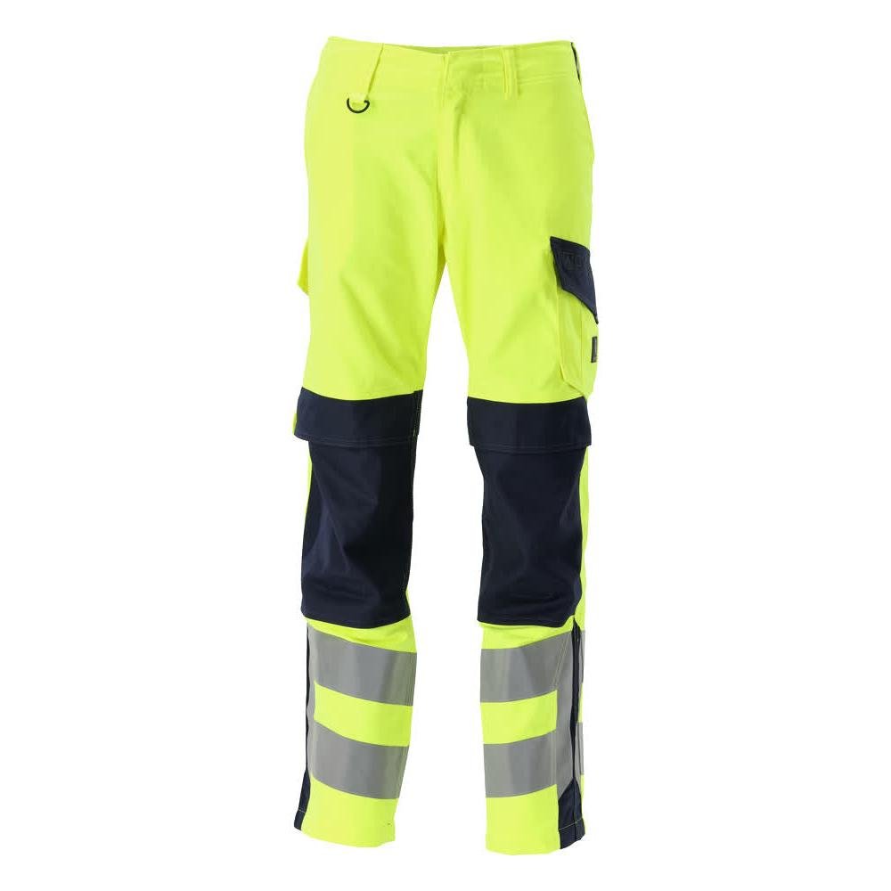 Calças MASCOT® Arbon Multisafe, alta visibilidade amarelo/preto-azul