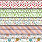 Seis rolos de PAPSTAR papel de embrulho "Fantasy" (3 m x 70 cm) da PAPSTAR GmbH são adequados com os seus padrões coloridos - corações, pontos, flores, listras e círculos - para qualquer embalagem de presente.