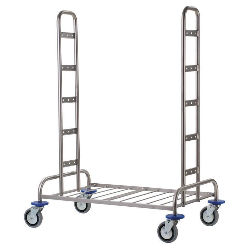 Estrutura de base VERMOP II, aço inoxidável, 56 x 52 x 105 cm