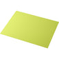 Um único conjunto de mesa de papel de 35x45 cm em kiwi da Duni GmbH, ideal para festas e eventos, deitado plano sobre fundo branco. A embalagem contém 250 peças.