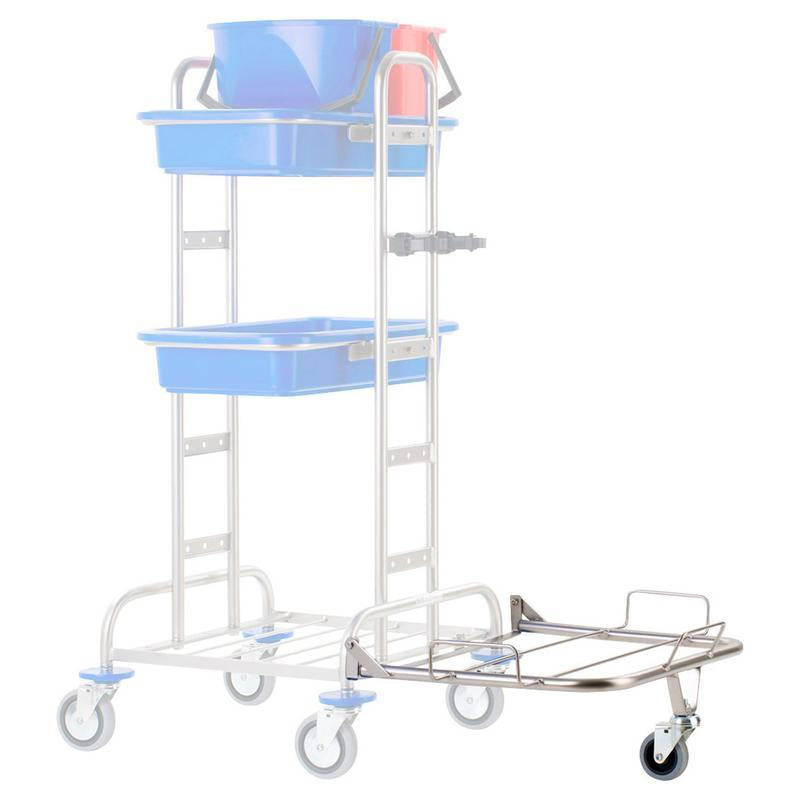 Rack de armazenamento VERMOP para banheira 45 L com roda de suporte