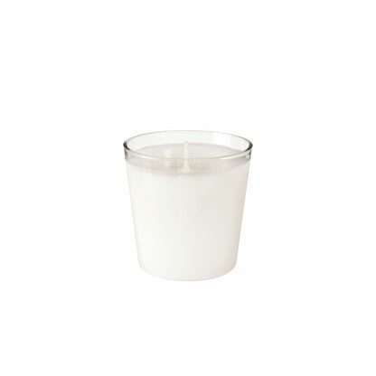 A recarga Switch & Shine da Duni GmbH, uma vela branca com um pavio em vidro claro (65 x 65 mm), oferece cerca de 30h de tempo de combustão - ideal para uma atmosfera duradoura.