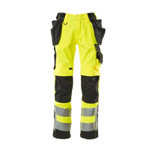 Calças artesãos MASCOT® Wigan, alta visibilidade amarelo/preto