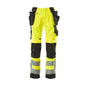 Calças artesãos MASCOT® Wigan, alta visibilidade amarelo/preto