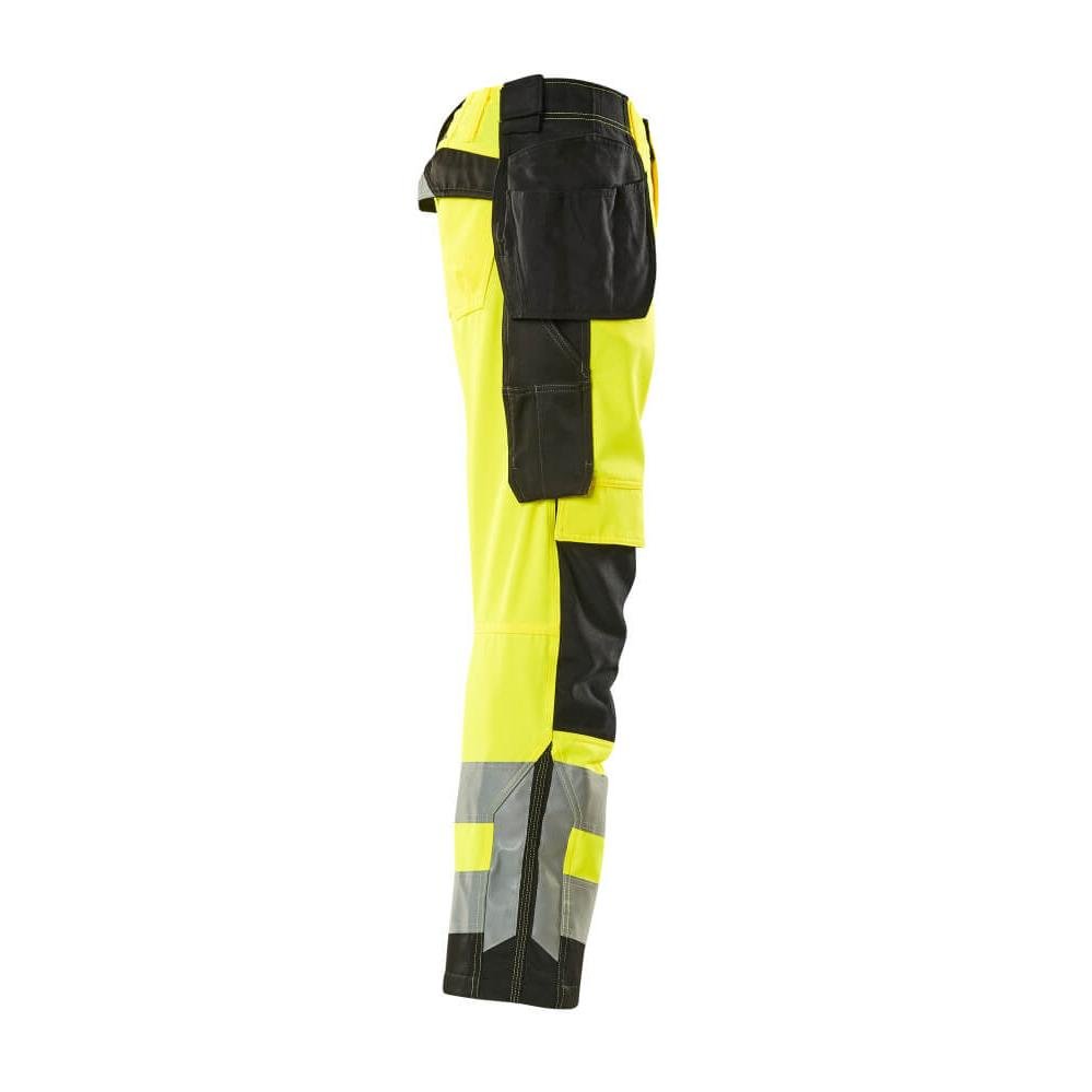 Calças artesãos MASCOT® Wigan, alta visibilidade amarelo/preto