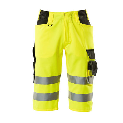 Calças três quartos MASCOT® Luton, alta visibilidade amarelo/preto