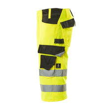 Calças três quartos MASCOT® Luton, alta visibilidade amarelo/preto