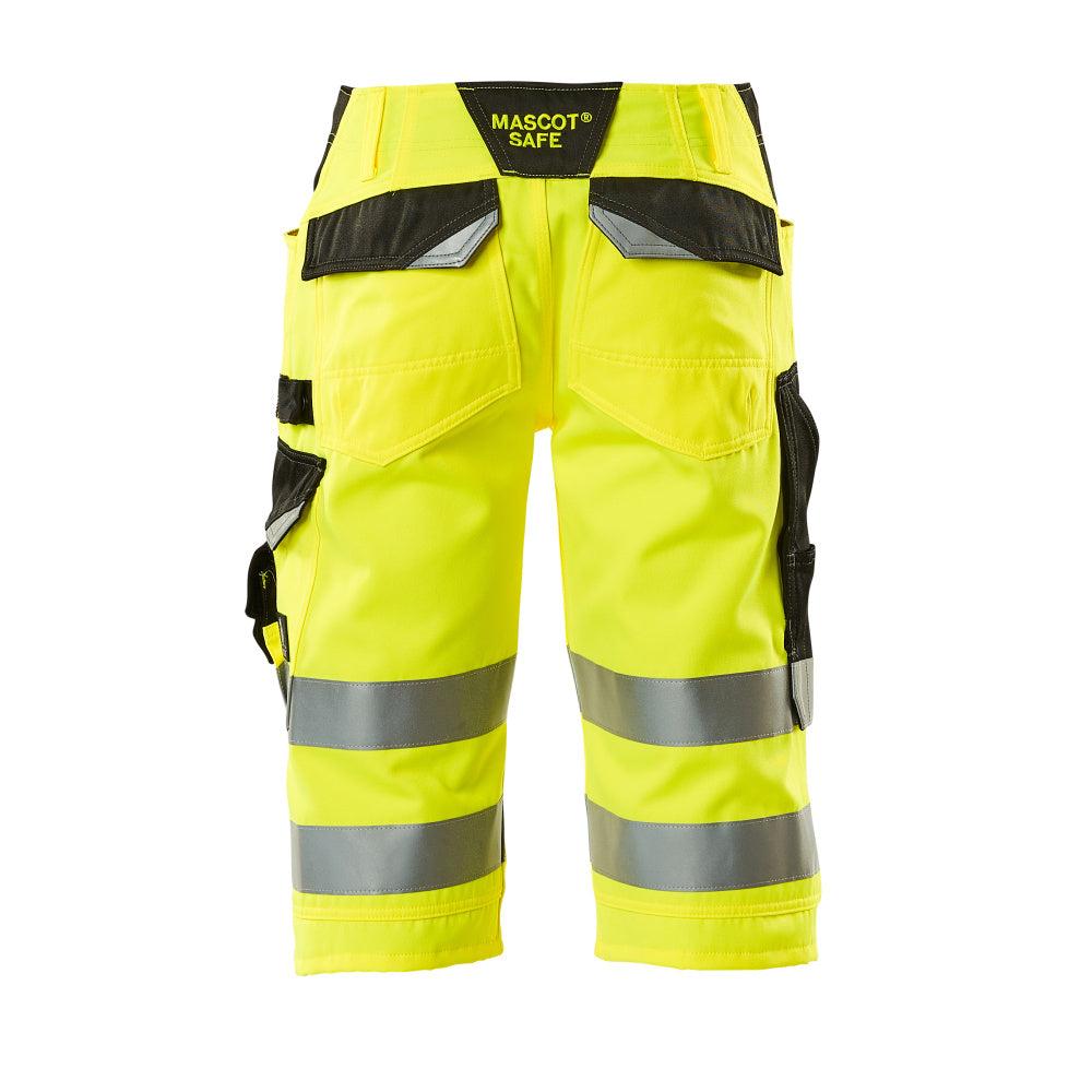 Calças três quartos MASCOT® Luton, alta visibilidade amarelo/preto