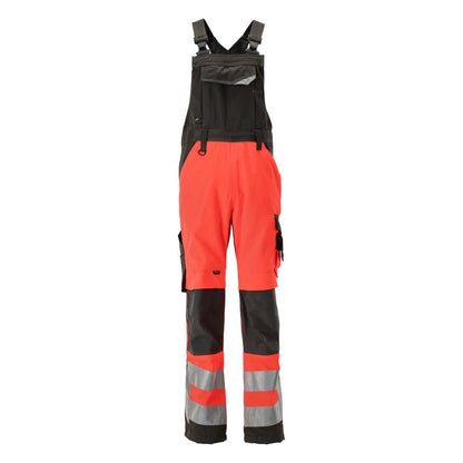 Macacão MASCOT® Newcastle, vermelho de alta visibilidade/antracite escuro