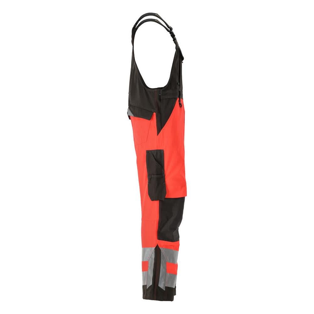 Macacão MASCOT® Newcastle, vermelho de alta visibilidade/antracite escuro