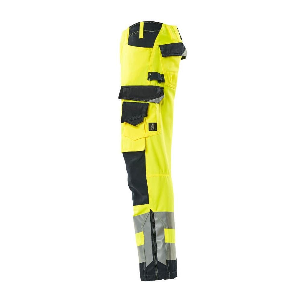 Calças MASCOT® Kendal, alta visibilidade amarelo/preto-azul