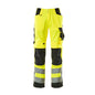 Calças MASCOT® Kendal, alta visibilidade amarelo/preto