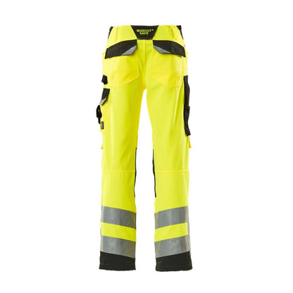Calças MASCOT® Kendal, alta visibilidade amarelo/preto