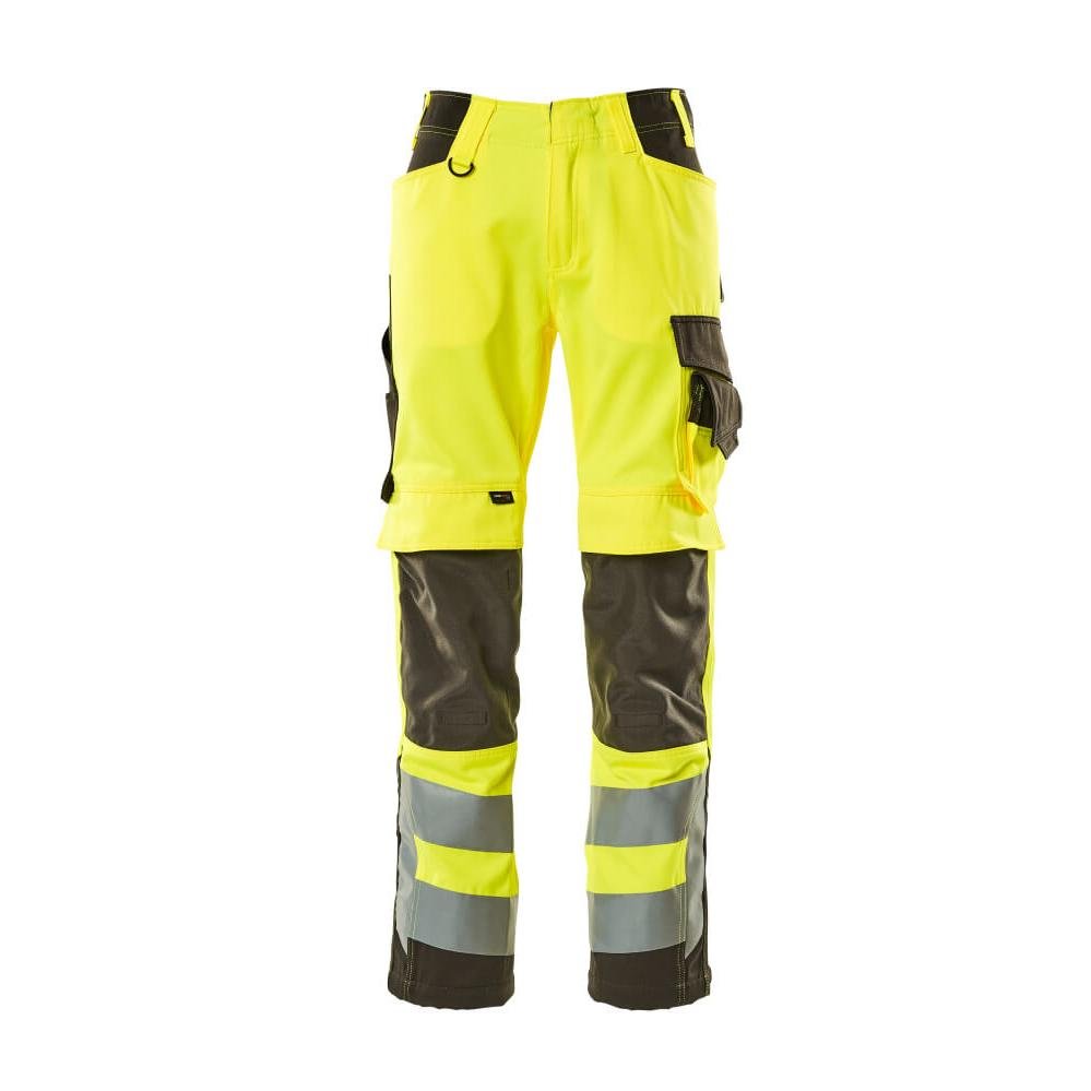 Calças MASCOT® Kendal, amarelo de alta visibilidade/antracite escuro