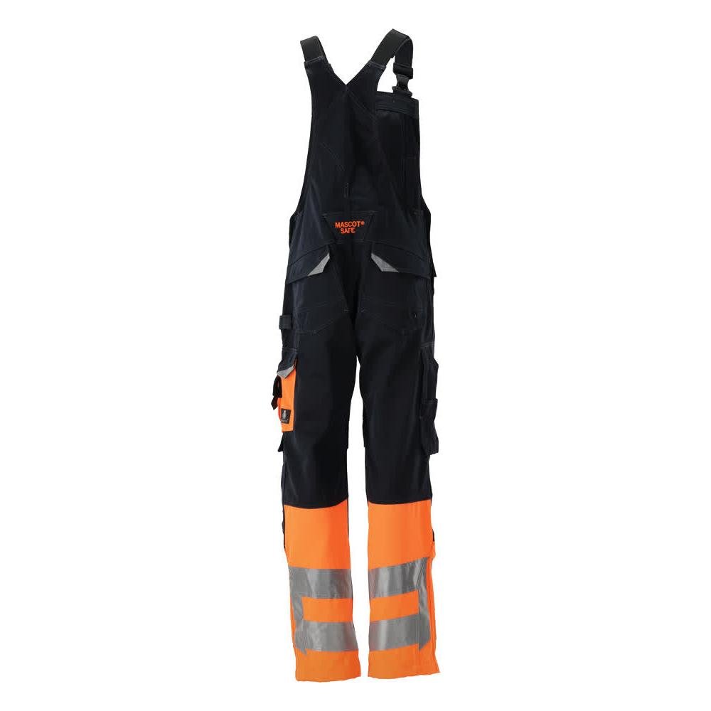 Macacão MASCOT® Sunderland, preto azul/laranja de alta visibilidade