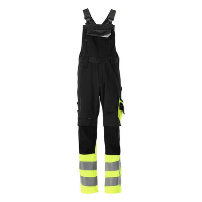 Macacão MASCOT® Sunderland, preto/amarelo de alta visibilidade