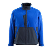 Jaqueta MASCOT® Finley Soft Shell, azul milho/azul preto