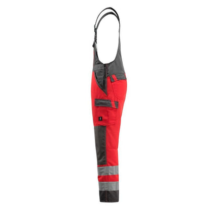 Macacão MASCOT® Gosford, vermelho de alta visibilidade/antracite escuro