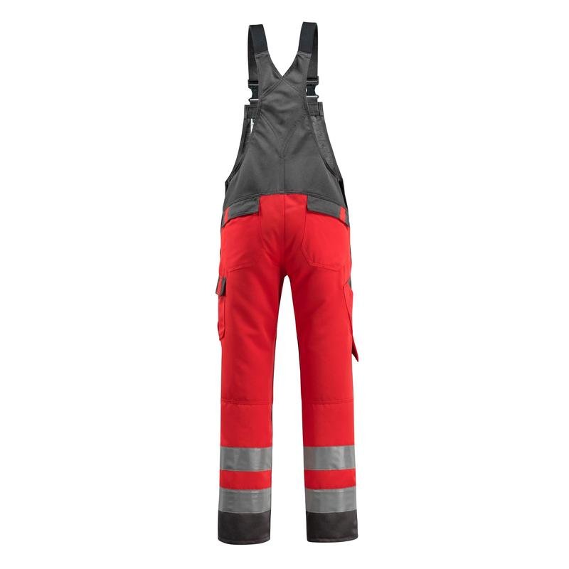Macacão MASCOT® Gosford, vermelho de alta visibilidade/antracite escuro