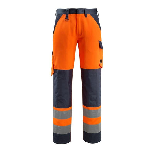 Calça MASCOT® Maitland, alta visibilidade laranja/preto-azul