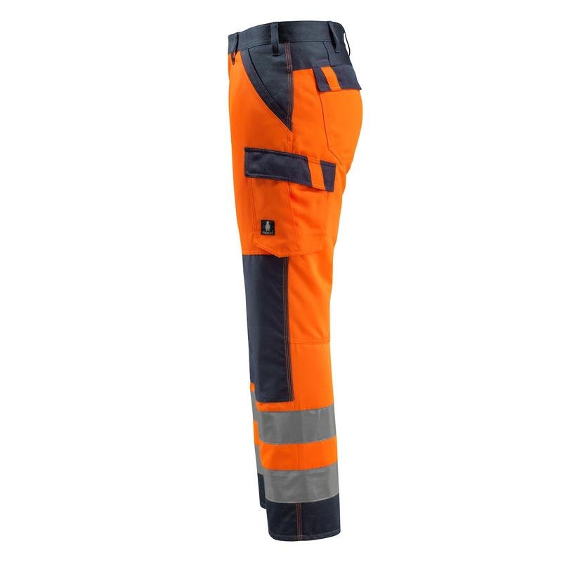Calça MASCOT® Maitland, alta visibilidade laranja/preto-azul