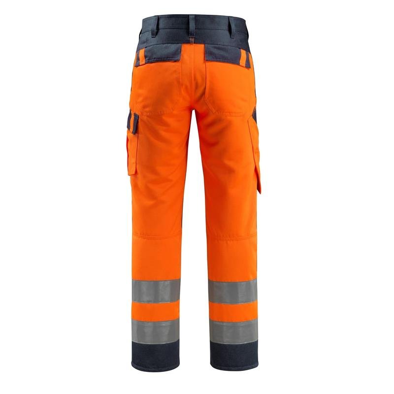 Calça MASCOT® Maitland, alta visibilidade laranja/preto-azul