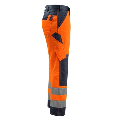 Calça MASCOT® Maitland, alta visibilidade laranja/preto-azul