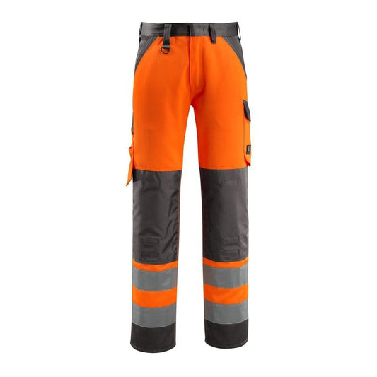 Calças MASCOT® Maitland, laranja de alta visibilidade/antracite escuro