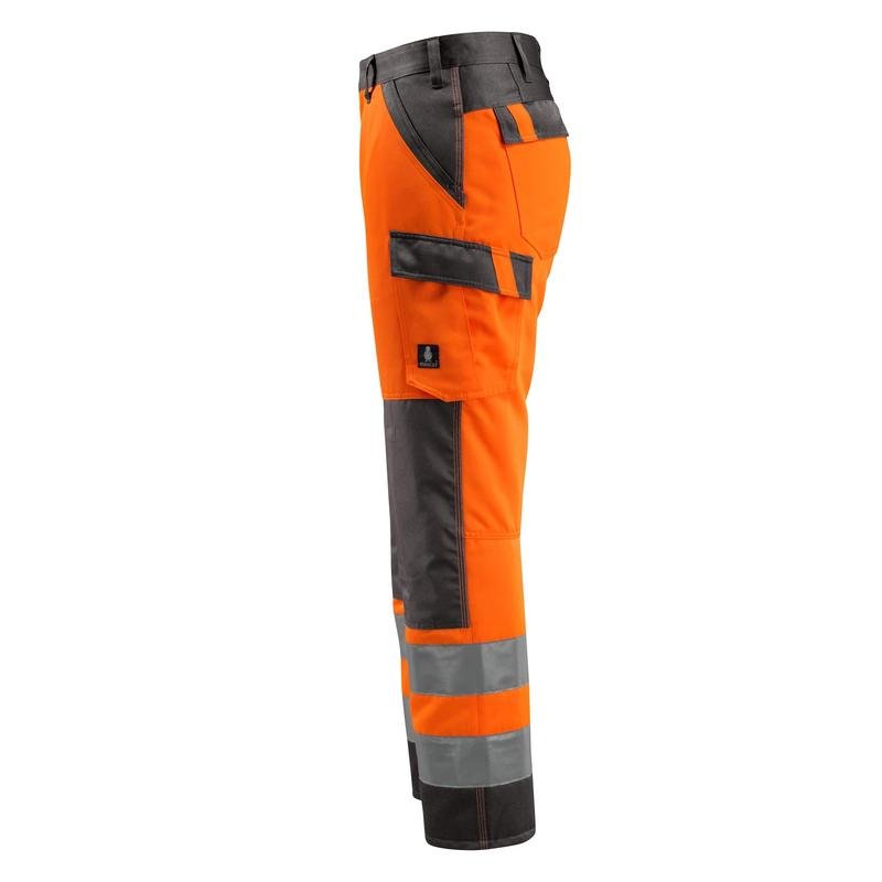Calças MASCOT® Maitland, laranja de alta visibilidade/antracite escuro