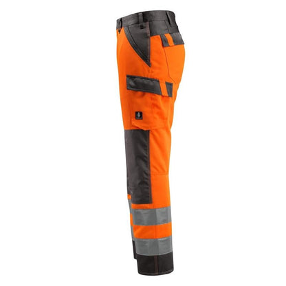 Calças MASCOT® Maitland, laranja de alta visibilidade/antracite escuro