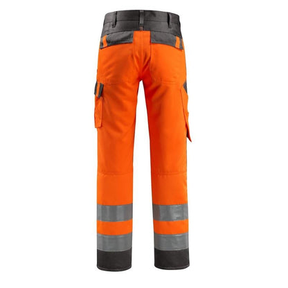 Calças MASCOT® Maitland, laranja de alta visibilidade/antracite escuro