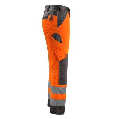 Calças MASCOT® Maitland, laranja de alta visibilidade/antracite escuro