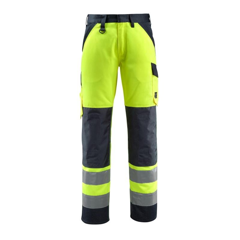 Calça MASCOT® Maitland, alta visibilidade amarelo/preto-azul