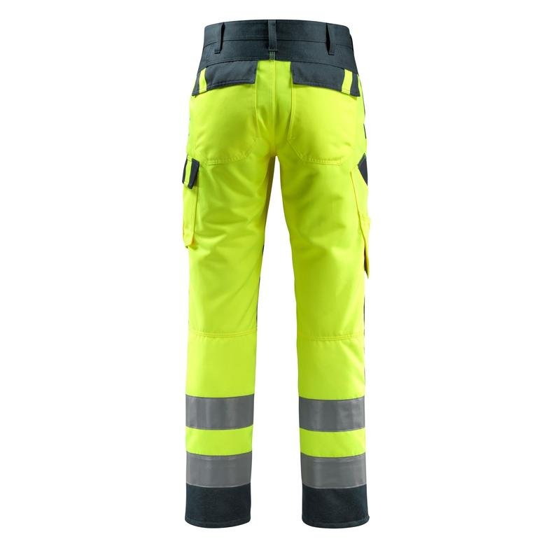 Calça MASCOT® Maitland, alta visibilidade amarelo/preto-azul
