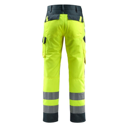 Calça MASCOT® Maitland, alta visibilidade amarelo/preto-azul