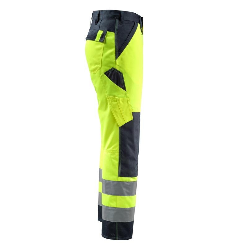 Calça MASCOT® Maitland, alta visibilidade amarelo/preto-azul