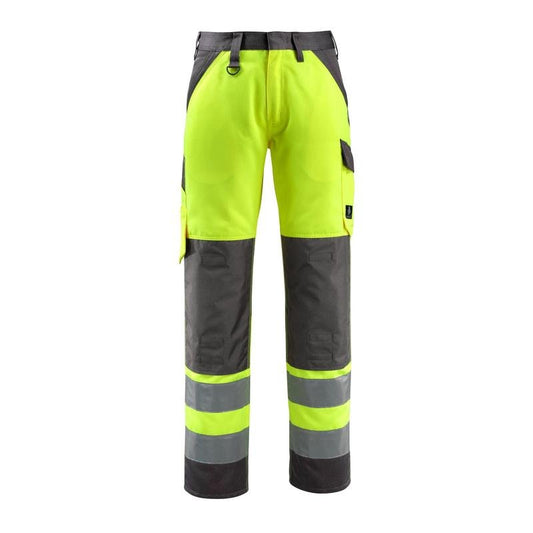Calças MASCOT® Maitland, amarelo de alta visibilidade/antracite escuro