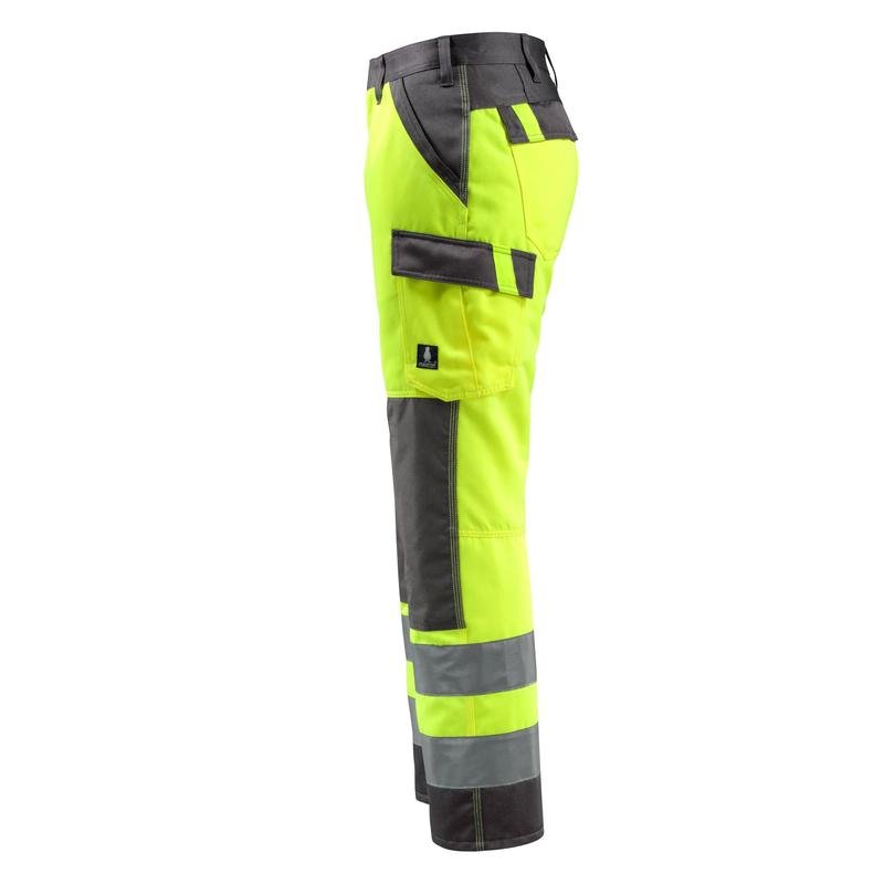 Calças MASCOT® Maitland, amarelo de alta visibilidade/antracite escuro