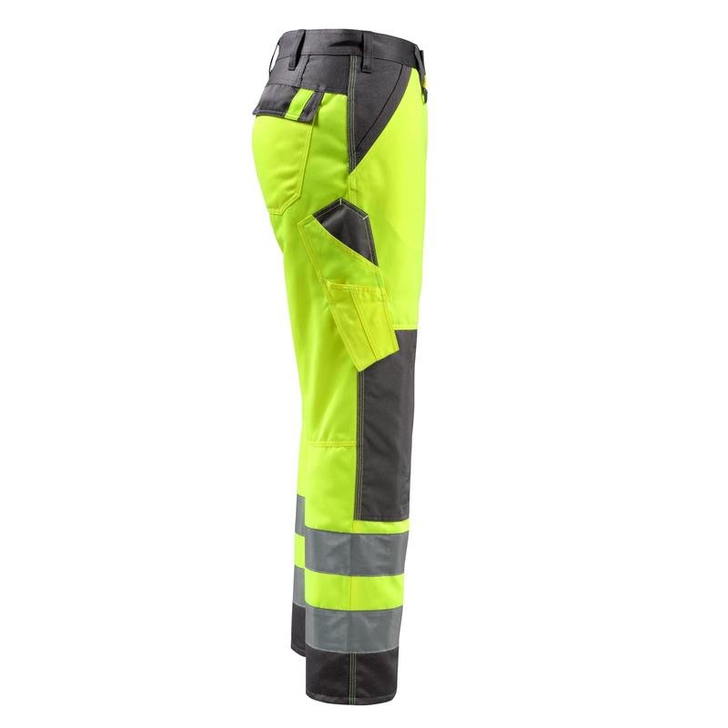 Calças MASCOT® Maitland, amarelo de alta visibilidade/antracite escuro