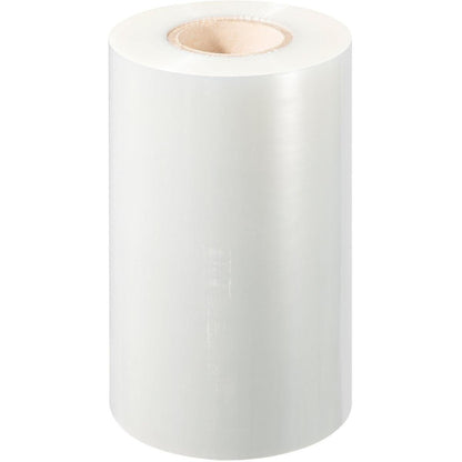 A Universalfolie sem Antifog universal da Duni GmbH com núcleo de papelão robusto está em pé sobre um fundo branco - ideal para uma variedade de aplicações.