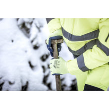 NITRAS WINTER BLOCKER, luvas de inverno, amarelo neon / azul