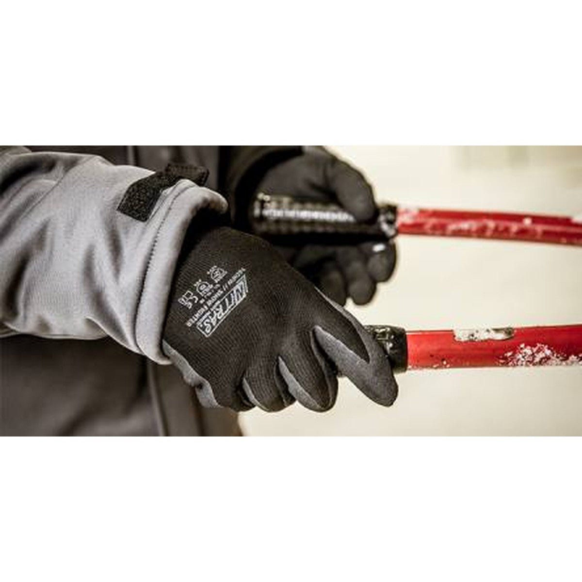 NITRAS SNOW FIGHTER, luvas de inverno, pretas