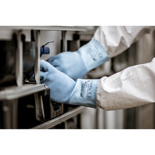 NITRAS BLUE POWER GRIP, luvas de proteção química, azul