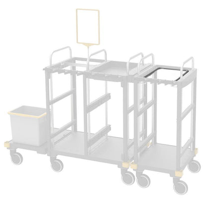 Estrutura de suporte VERMOP integrada 1X120L, 46 x 35 x 6 cm